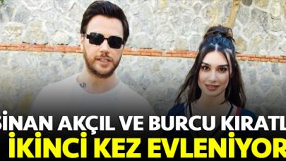 Burcu Kıratlı ve Sinan Akçıl yeniden evleniyor