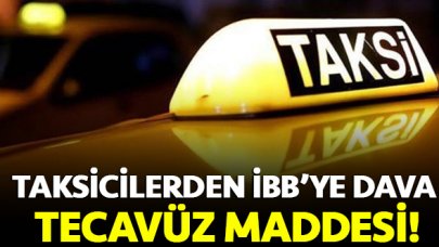 Taksicilerden İBB'ye dava!