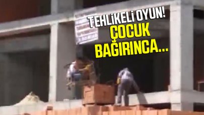 Arnavutköy'de tehlikeli oyun! Emniyetsiz asansörle yukarı çekilen çocuk bağırınca...