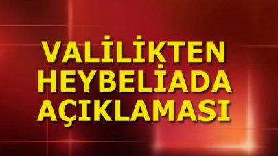 Heybeliada yangınıyla ilgili Valilikten açıklama