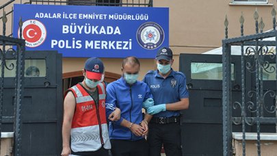 Heybeliada'daki yangını çıkardığı iddia edilen şüpheli adliyeye sevk edildi