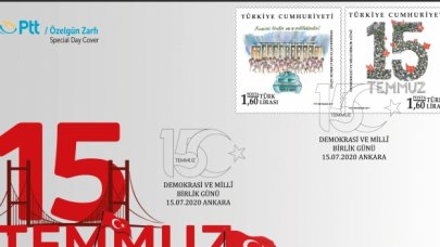 PTT'den 15 Temmuz zarfı