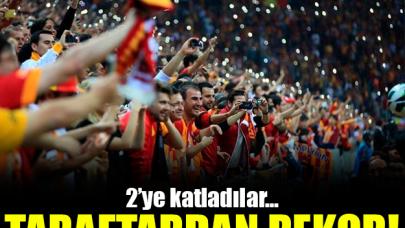 Galatasaray taraftarından rekor