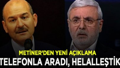 Mehmet Metiner'den Bakan Soylu'ya ilişkin yeni açıklama: Soylu kardeşim telefonla aradı, helalleştik