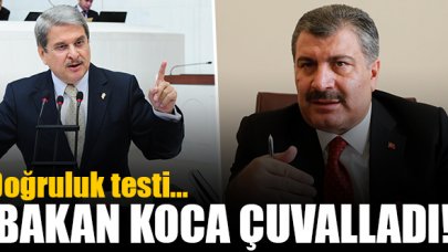 Doğruluk testi: Bakan Koca test konusunda çuvalladı