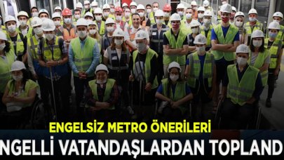 Engelsiz Metro Önerileri Engelli Vatandaşlardan Toplandı