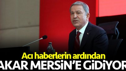 Milli Savunma Bakanı Hulusi Akar Mersin'e gidiyor