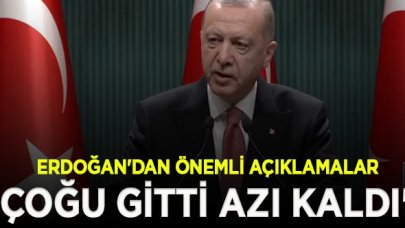 Kurban Bayramı’nda seyahat kısıtlaması ya da sokağa çıkma yasağı olmayak|Cumhurbaşkanı Erdoğan'dan önemli açıklamalar