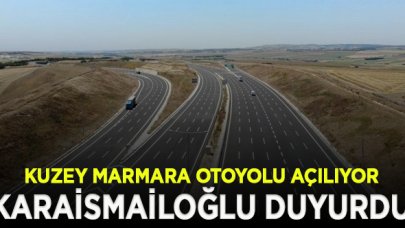 Kuzey Marmara Otoyolu'nun bir bölümü geçici olarak açılıyor