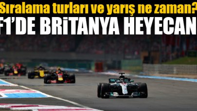 Formula 1 (F1) Büyük Britanya Grand Prix'i ne zaman, saat kaçta ve hangi kanalda?