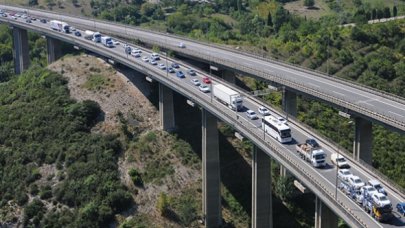 TEM Otoyolu’nda Kurban Bayramı yoğunluğu başladı