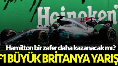 Formula 1 (F1) 2020 Büyük Britanya Grand Prix'i (GP) yarışı canlı izle