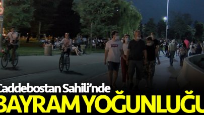 Caddebostan'da bayram yoğunluğu