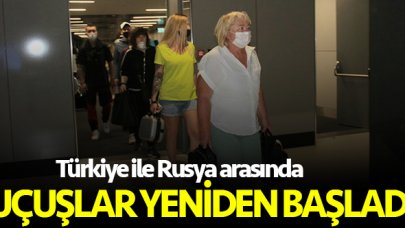 Türkiye ve Rusya ile  karşılıklı uçuşlar yeniden başladı