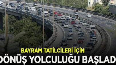 Bayramın 3'üncü günü dönüş yolculuğu başladı