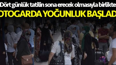 15 Temmuz Demokrasi Otogarı'nda yoğunluk!