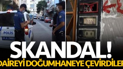 Sultangazi'de skandal! Daireyi doğumhane yaptılar