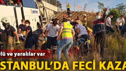 İstanbul'da feci kaza: 5 ölü, 25 yaralı