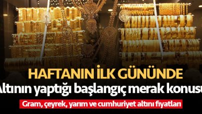 10 Ağustos Pazartesi gram, çeyrek, yarım ve cumhuriyet altını kaç lira