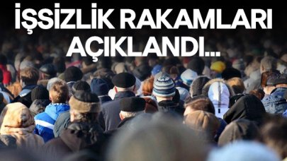 Mayıs ayı işsizlik rakamlarını açıkladı