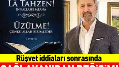 Rüşvet iddiaları sonrası Zafer Çağlayan'dan değişim