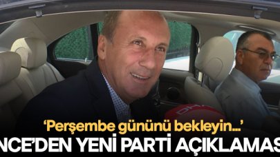 Muharrem İnce'den yeni parti açıklaması