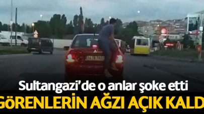 Sultangazi'deki o anlar şoke etti! Görenlerin ağzı açık kaldı