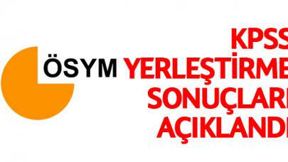 ÖSYM KPSS-2020/1 yerleştirme sonuçlarını açıkladı