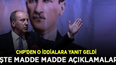 CHP'den İnce'ye yanıt geldi