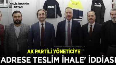 Sultangazi Belediyesi'nden AK Parti li yöneticiye 'adrese teslim ihale' iddiası