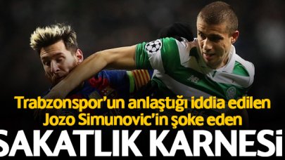 Trabzonspor'un anlaştığı Jozo Simunovic kimdir? Sakatlık karnesi şoke etti!