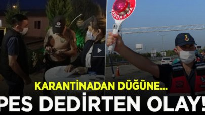 Karantinadalardı... Biri düğünde, diğeri otobüste yakalandı