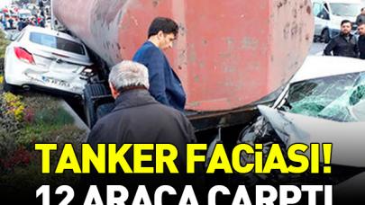 Başakşehir'de tanker kaydı, ortalığı savaş alanına çevirdi