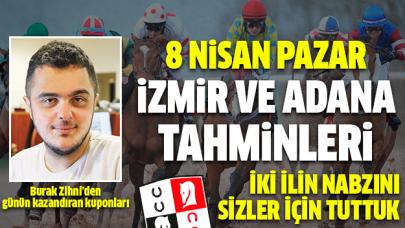 8 Nisan 2018 Pazar At Yarışı Tahminleri | İzmir ve Adana koşuları