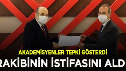 İlk iş olarak rakibinin istifasını aldı