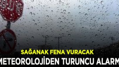 Meteorolojiden turuncu alarm!