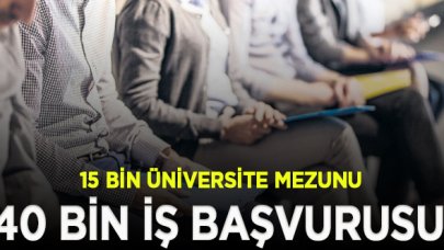 40 bin kişi iş başvurusu yaptı