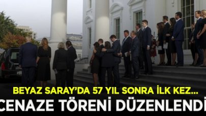 Beyaz Saray'da 57 yıl sonra cenaze töreni