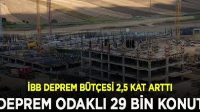 İBB deprem odaklı 29 bin konutun yapımına start verdi