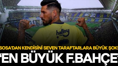 Jose Sosa'dan kendisini seven Trabzonsporlulara şok: En büyük Fenerbahçe