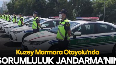 Kuzey Marmara Otoyolu'nun sorumluluğu İstanbul İl Jandarma Komutanlığına devredildi