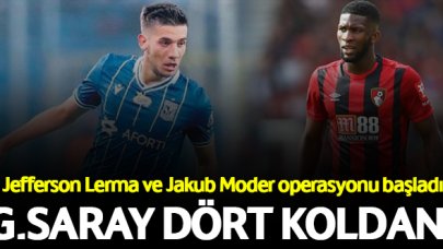 Galatasaray Jefferson Lerma ve Jakub Moder operasyonuna başladı!