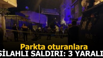 Beyoğlu'nda parkta oturanlara silahlı saldırı: 3 yaralı