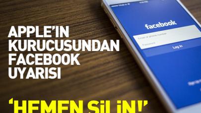 Apple'ın kurucusundan Facebook'u silin kampanyasına destek