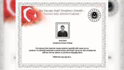 Gümüşhane'de 1 asker şehit oldu! Jandarma Uzman Onbaşı Tarık İnce kimdir