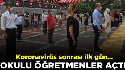 Okulları öğretmenler açtı