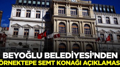 Beyoğlu Belediyesi'nden Örnektepe Semt Konağı hakkında açıklama