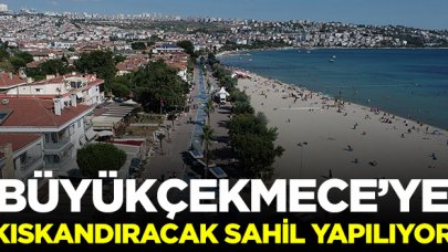 Büyükçekmece'ye kıskandıracak sahil