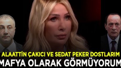 Seda Sayan sosyal medyaya damga vurdu: Alattin Çakıcı ve Sedat Peker dostlarım