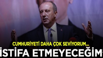 Muharrem İnce: CHP’den istifa etmeyi düşünmüyorum, buradayım